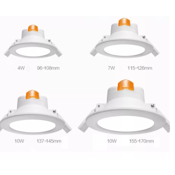 Dimmable Wi -Fi Down Light, 12W 6W 옵션